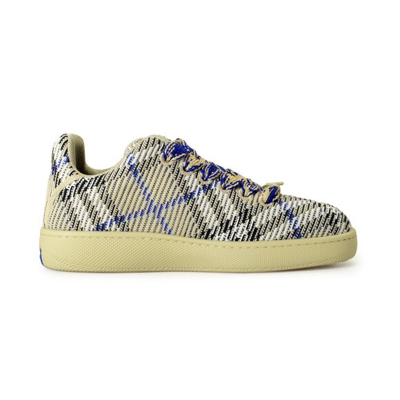 Burberry Men's "Box Knit" Canvas IP Check Low Top Sneakers Shoes US 9 IT 42 - Picture 4 of 8